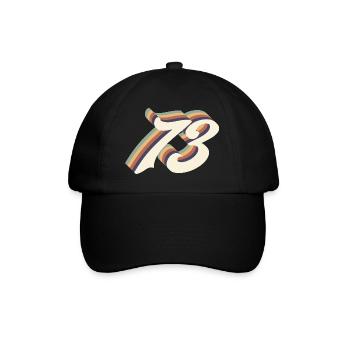 73rd anniversary vintage - Baseball Cap - black/black - Front