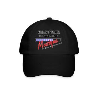 Logo Musique en Chargement ! - Casquette classique - noir/noir - Devant