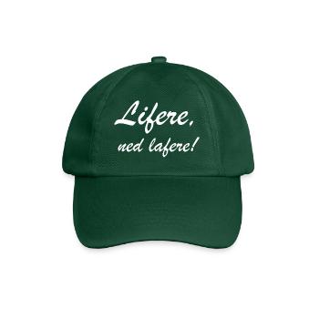 Lifere ned lafere | handeln, Schweiz, Dialekt - Baseballkappe - Flaschengrün - Vorne