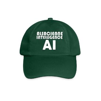 Alsatian Intelligence - Baseball Cap - bottle green - Front