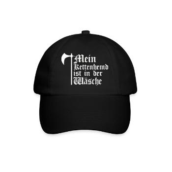 Kettenhemd ist in der Wäsche Hema Buhurt Hema - Baseballkappe - Schwarz/Schwarz - Vorne