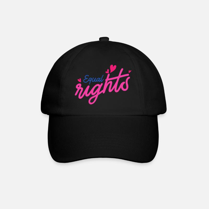 Equal Rights - Baseball Cap - black/black
