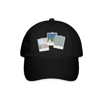 Bilder Trio - Baseballkappe - Schwarz/Schwarz - Vorne
