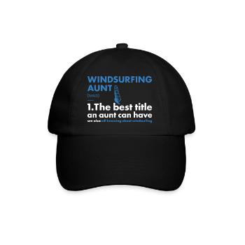 Sport Aunt Windsurfing - Baseball Cap - black/black - Front