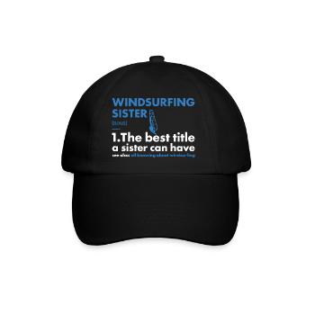 Sport Sister Windsurfing - Baseball Cap - black/black - Front