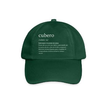 Cubero Definition - Baseballkappe - Flaschengrün - Vorne