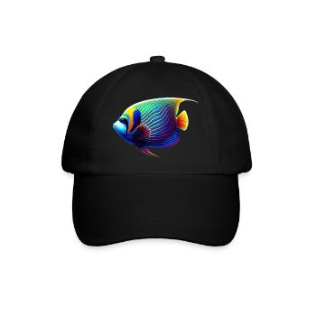 Poisson ange empereur - Casquette classique - noir/noir - Devant