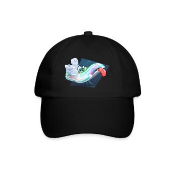 crazy sneaker - Baseballkappe - Schwarz/Schwarz - Vorne