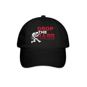 Drop the Bass Music Lover Statement - Baseball Cap - black/black - Front