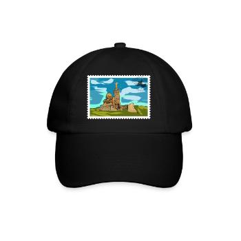 Contemporary Watercolor Art Signed - Baseball Cap - black/black - Front