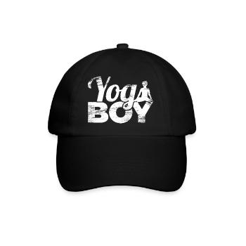 Garçon de yoga - Casquette classique - noir/noir - Devant