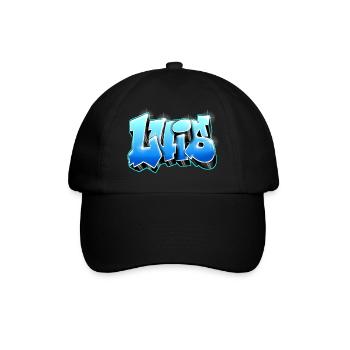 Luis Graffiti Name Printable on Everything - Baseball Cap - black/black - Front