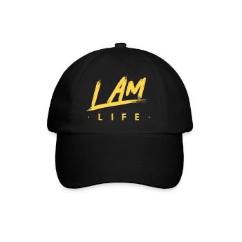 I am life zen motivation - Casquette classique - noir/noir - Devant