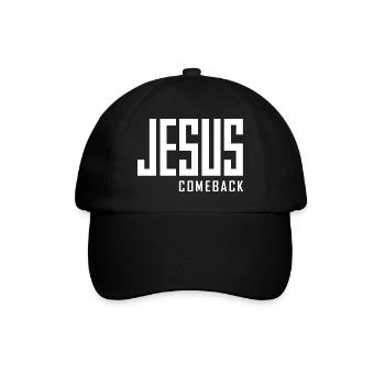 Jesus Comeback – Your Statement of Faith! - Baseball Cap - black/black - Front
