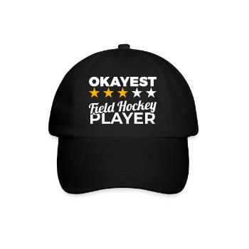 Joueur de hockey moyen - Casquette classique - noir/noir - Devant