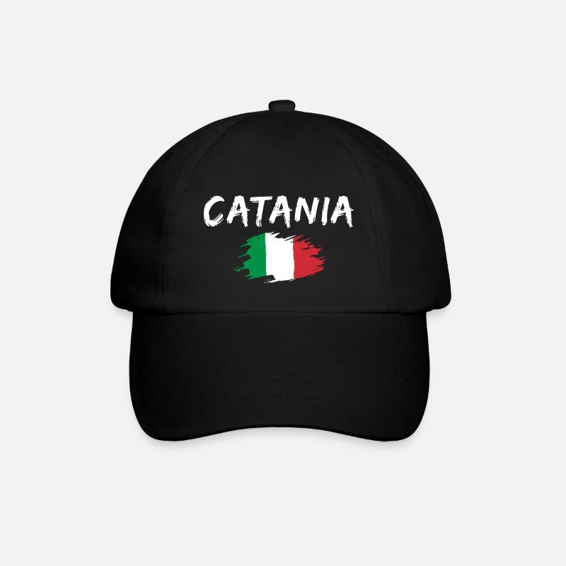 Catane Italie Drapeau Catane - Casquette classique - noir/noir