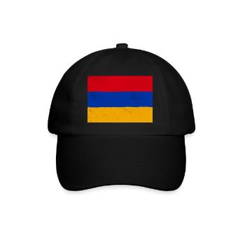Flag of Armenia – Symbol of Identity and National Pride - Baseball Cap - black/black - Front