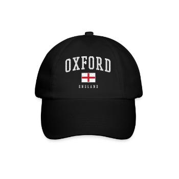 Oxford England - Baseballkappe - Schwarz/Schwarz - Vorne