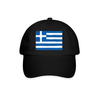 Flag of Greece – Blue Identity - Baseball Cap - black/black - Front