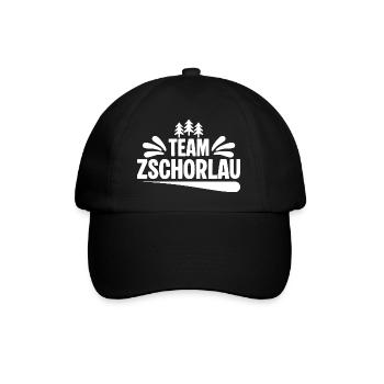 Team Zschorlau - Baseballkappe - Schwarz/Schwarz - Vorne
