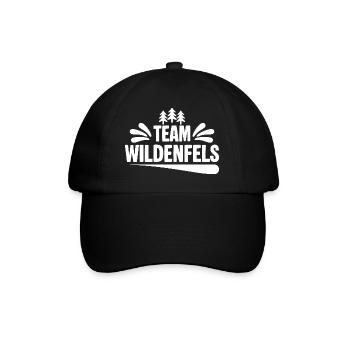 Team Wildenfels - Baseballkappe - Schwarz/Schwarz - Vorne