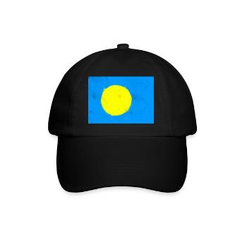 Flag of Palau - Baseball Cap - black/black - Front