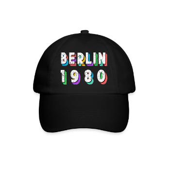 Berlin 1980 Retro Neon - Baseball Cap - black/black - Front