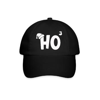 HO³ Christmas Formula - Baseballkappe - Schwarz/Schwarz - Vorne