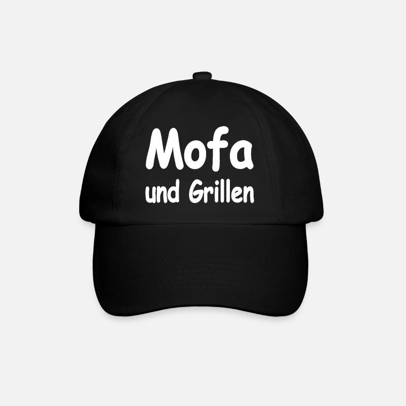 Mofa - Baseballkappe - Schwarz/Schwarz