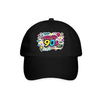 Fête à thème années 90 vintage années 90 - Casquette classique - noir/noir - Devant