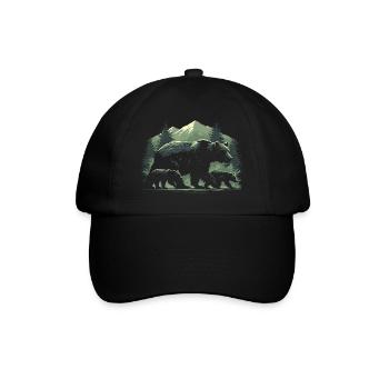 Sentier de l’Ours à Pine Dawn - Casquette classique - noir/noir - Devant