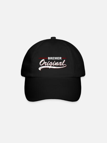Bremer Original - Baseballkappe - Schwarz/Schwarz