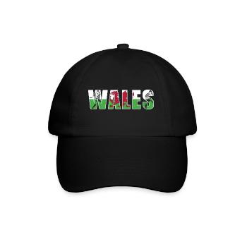 Wales Rugby - Baseball Cap - black/black - Front