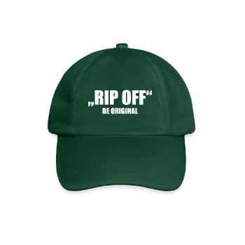 RIP OFF - SEI ORIGINELL - Baseballkappe - Flaschengrün - Vorne