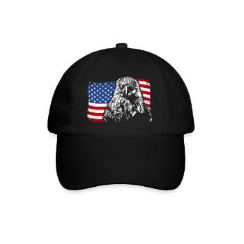 Aigle à tête blanche ADLER Amérique Drapeau Wilsigns - Casquette classique - noir/noir - Devant