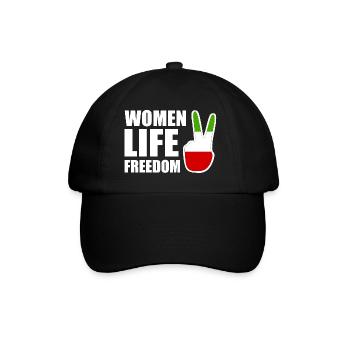Women life freedom - Casquette classique - noir/noir - Devant