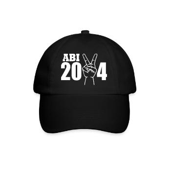 Abi 2024 - Baseballkappe - Schwarz/Schwarz - Vorne