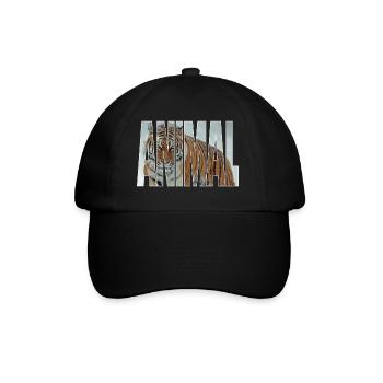 Tiger - Baseballkappe - Schwarz/Schwarz - Vorne
