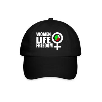 Women life freedom iran - Baseball Cap - black/black - Front