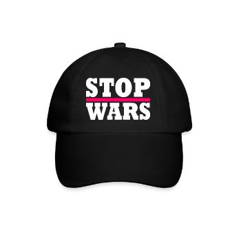 Stop wars - Casquette classique - noir/noir - Devant