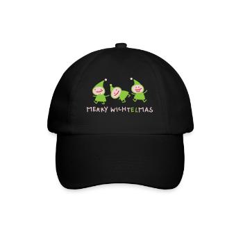 Elves Christmas (b) - Baseball Cap - black/black - Front