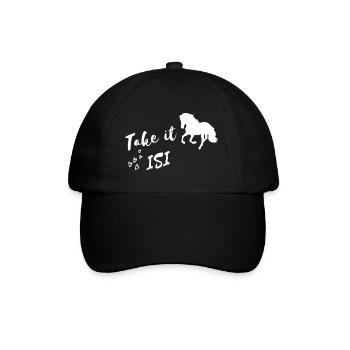 Isländer Take it Isi - Baseballkappe - Schwarz/Schwarz - Vorne