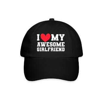 Couples Amour Coeur Ami Idée Cadeau Relation - Casquette classique - noir/noir - Devant