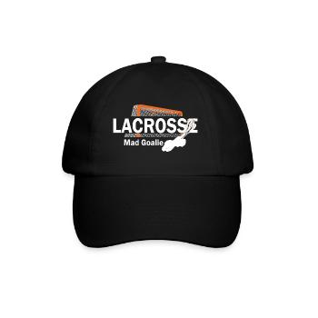 Lacrosse Mad Goalie - Baseballkappe - Schwarz/Schwarz - Vorne