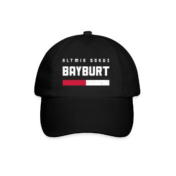 Bayburt 69 Türkei Turkiye Geschenk Urlaub Türk TR - Baseballkappe - Schwarz/Schwarz - Vorne