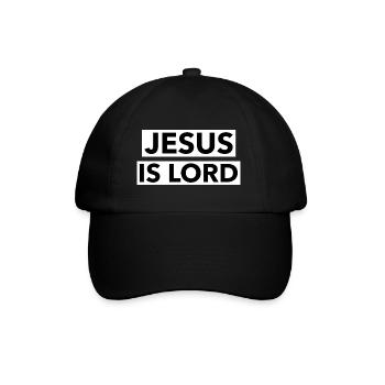 Jesus Is Lord - Christian Quotes - Baseball Cap - black/black - Front