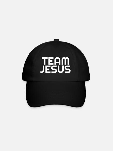 Team Jesus - Christian Quotes - Baseball Cap - black/black