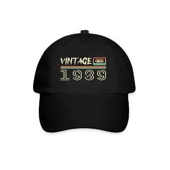 1989 Original 1989 Retro Cadeau Anniversaire 1989 - Casquette classique - noir/noir - Devant