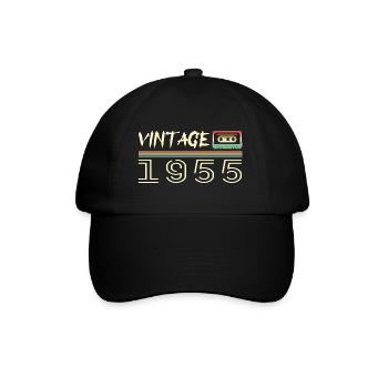 1955 Original 1955 Rétro Cadeau Anniversaire 1955 - Casquette classique - noir/noir - Devant