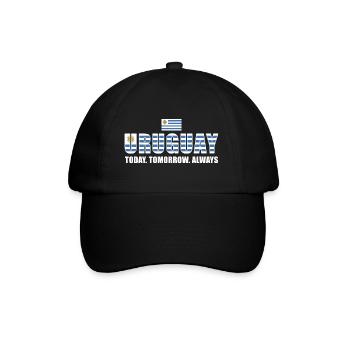 Uruguay Today Tomorrow Always Uruguay Rugby - Baseball Cap - black/black - Front